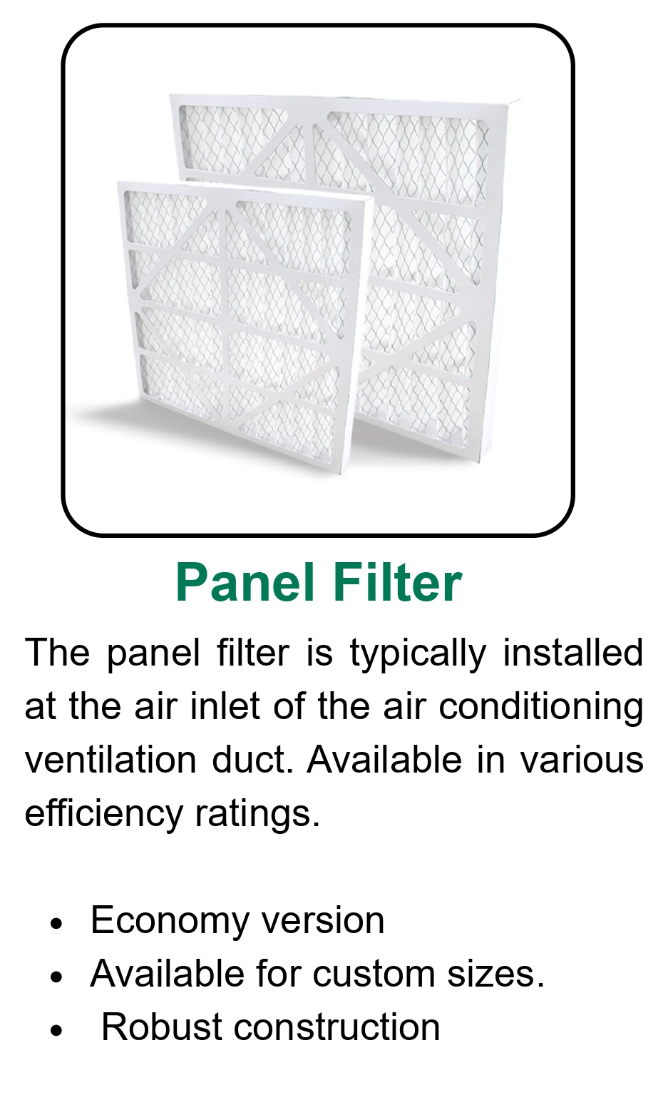 Panel Filter-Amorair Global