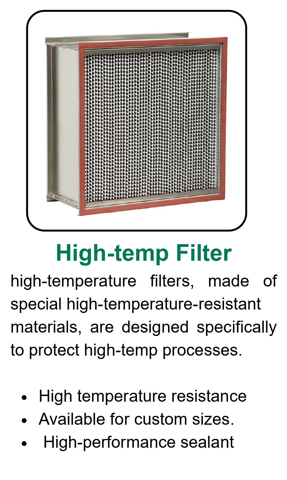 High-temp Filter-Amorair Global